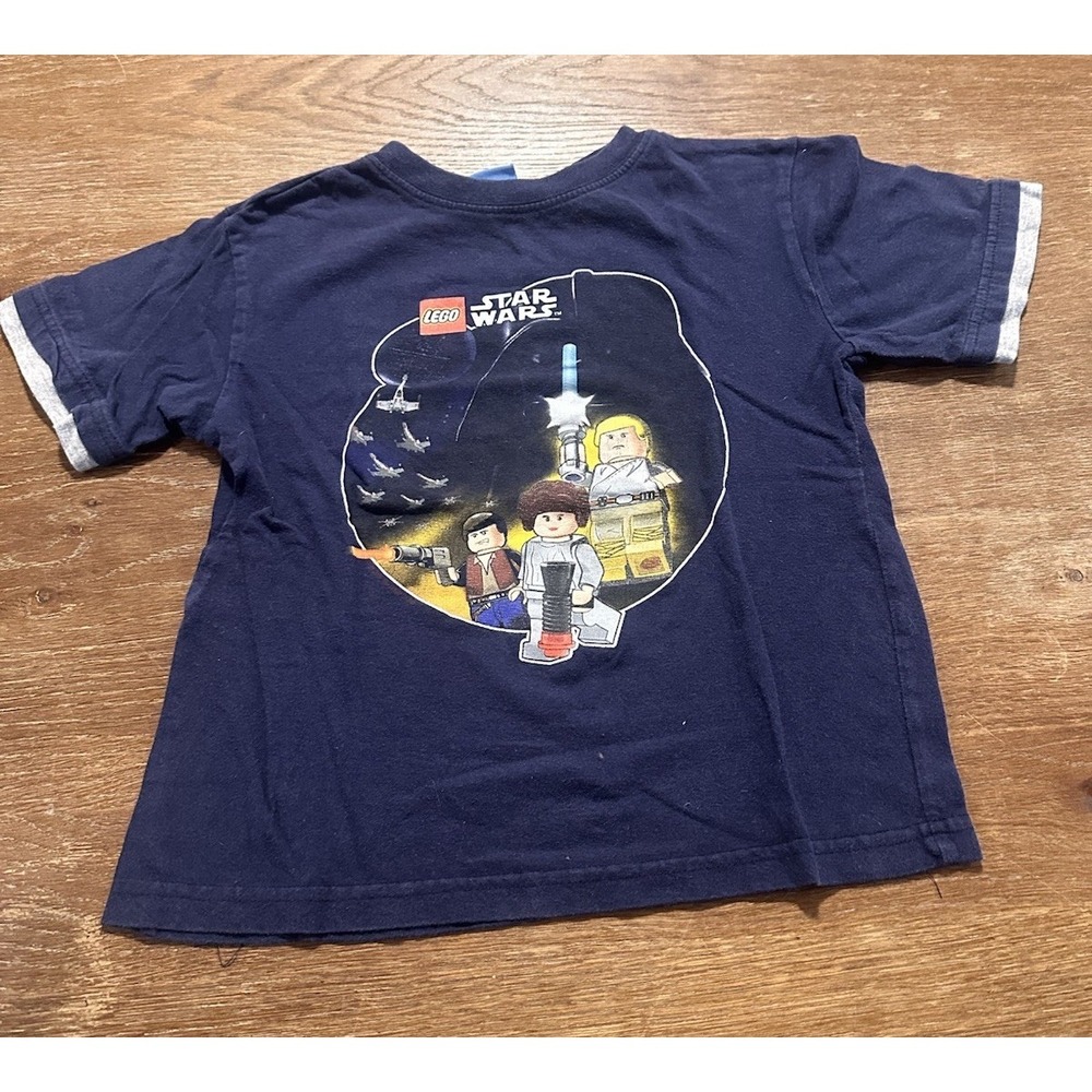 Vintage Y2K Lego Star Wars Shirt Size Small Youth‎ Princess Leia Han Solo